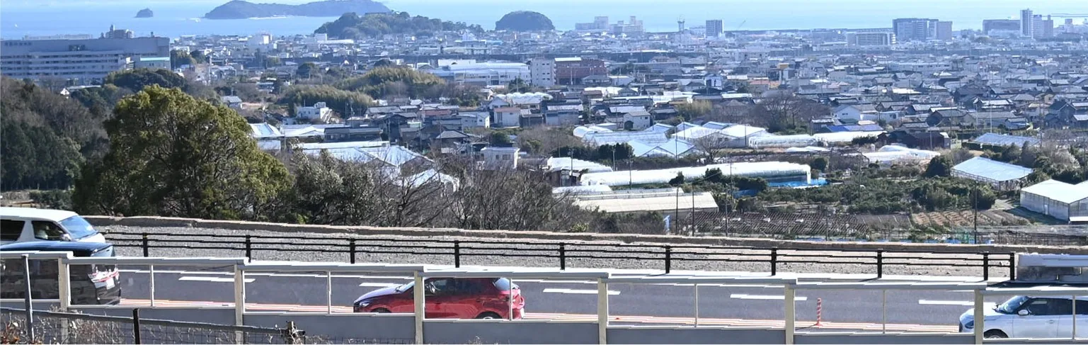 蒲郡市の街並み